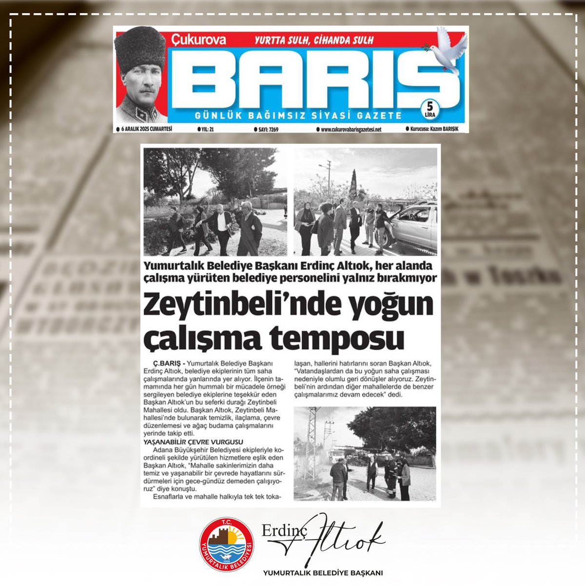Bu hafta basında yer alan haberlerimizden örnekler. ✨