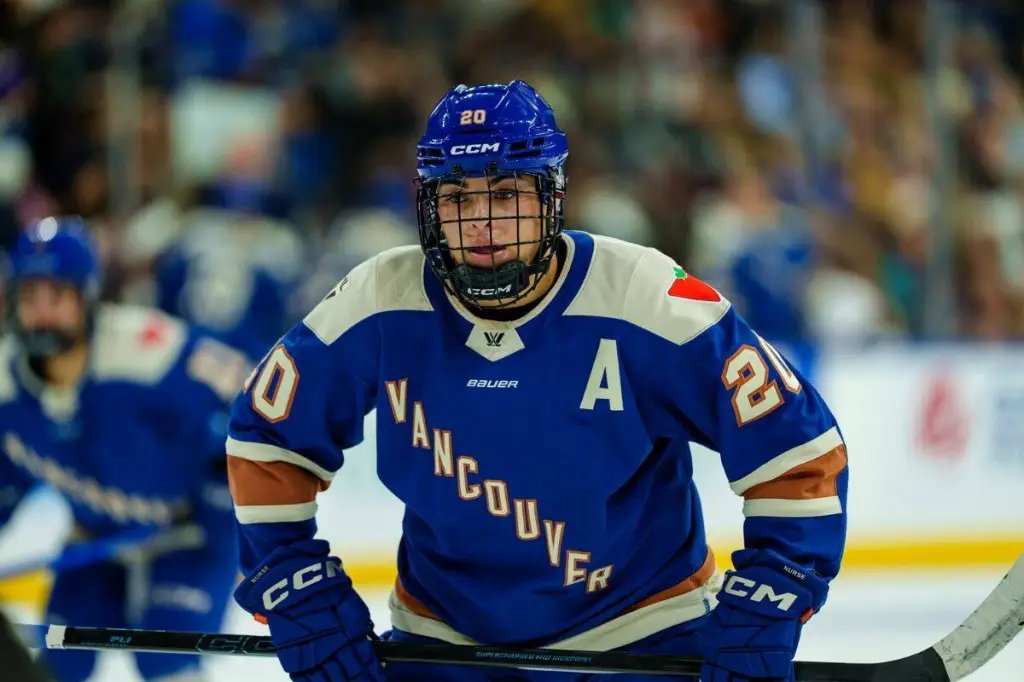 M0neJag's tweet image. Vancouver Goldeneyes' Sarah Nurse was placed on long-term injured reserve after her debut goal. Malia Schneider joins the roster as the team gears up for their next home game!  saanichnews.com/2025/12/06/van…