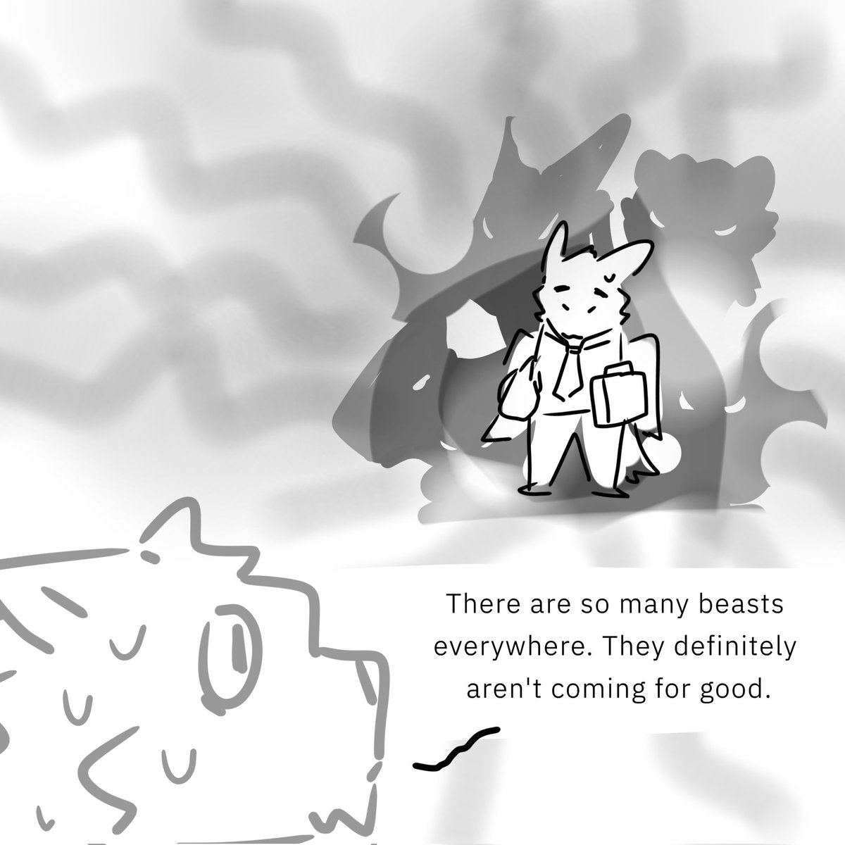TorchMeow's tweet image. When a cat smells a stranger, it feels unsafe.