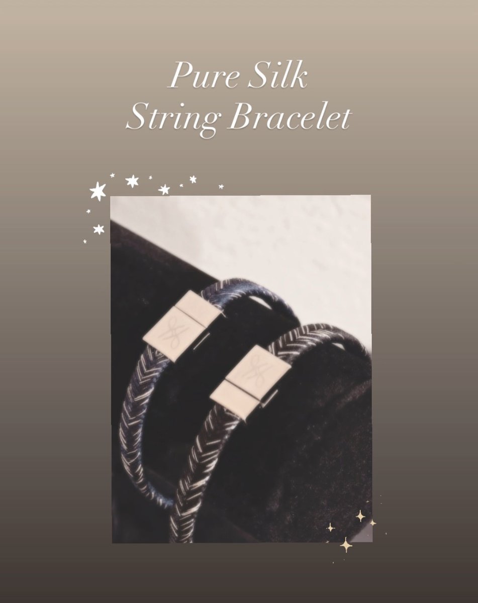yurie0123456's tweet image. Pure Silk String Bracelet
#pure
#silk
#bracelet