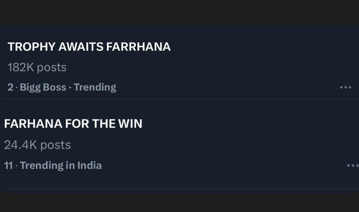 the way we’re trending with both taglines!! <3

FARHANA FOR THE WIN