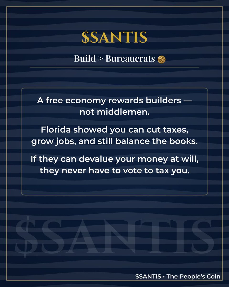 💥 $SANTIS | The People’s Coin 🇺🇸 tweet media