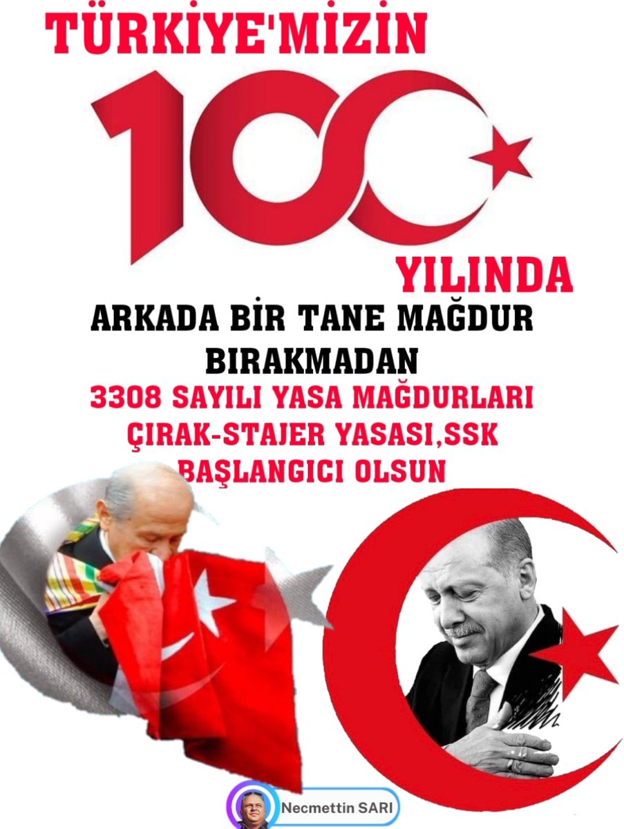 -Devlette gözüken 4-A TESCİL Tarihimizin ilk işe giriş tarihi olarak sayılmalıdır..‼️
Staj ve Çıraklık Ssk başlangıcı Olsun
<a href="/RTErdogan/">Recep Tayyip Erdoğan</a>
<a href="/dbdevletbahceli/">Devlet Bahçeli</a>
<a href="/isikhanvedat/">Prof. Dr. Vedat Işıkhan</a>

Tam Sigorta Dediler
#StajyerÇıraklarıKandırdılar
