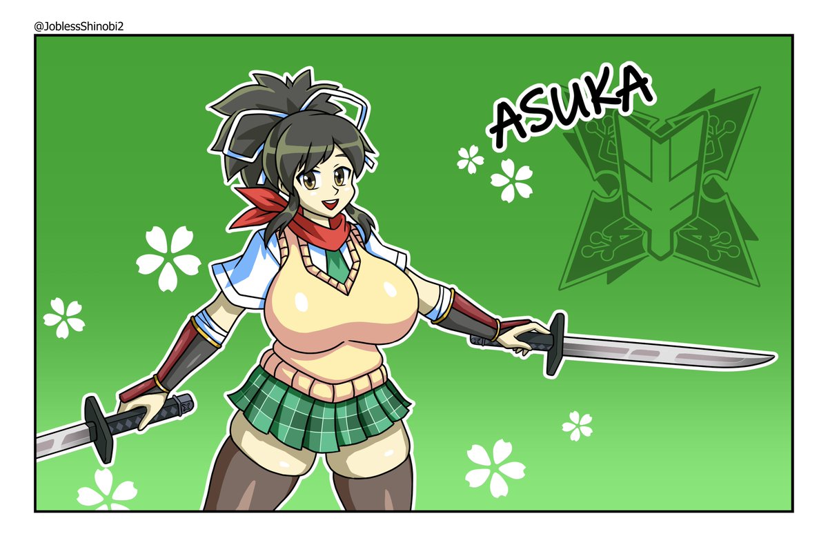 New fan art of Asuka🐸
#Asuka #SenranKagura #飛鳥 #閃乱カグラ