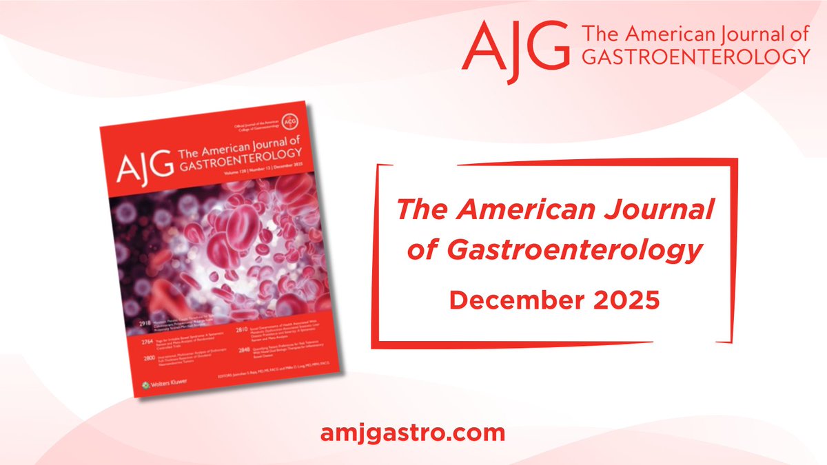 AJG - The American Journal of Gastroenterology tweet media