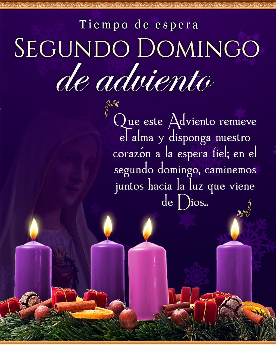 Cab_Virgen's tweet photo. En este Segundo Domingo de Adviento, que la luz encendida en la noche de las velitas en honor a la Virgen Inmaculada renueve nuestra alma y disponga el corazón a una espera fiel, sostenidos por su ternura, su pureza y su guía mientras aguardamos la venida del Señor, con fe. Amén. https://t.co/KAqY1aK0YS