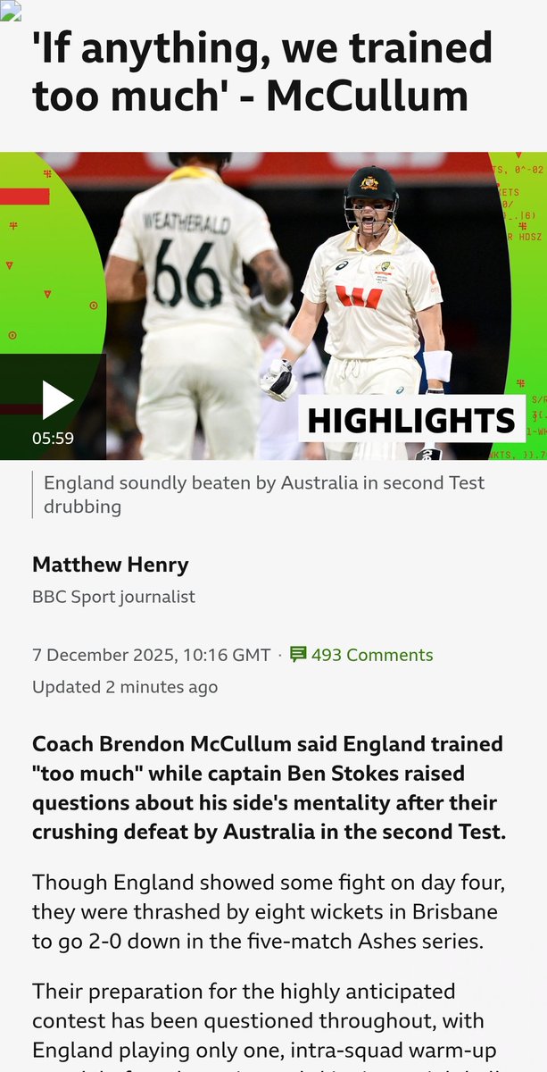 surely he's joking.. surely..  
"trained too much"..
of all the ridiculous excuses, i never thought it would come to this .
Eng clearly take the cake when it comes to excuses.