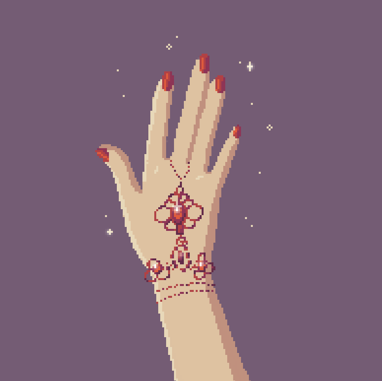 UlaPelirroja's tweet photo. #Wristband #pixel_dailies #pixelart @Pixel_Dailies https://t.co/ZRcjlmUfEl