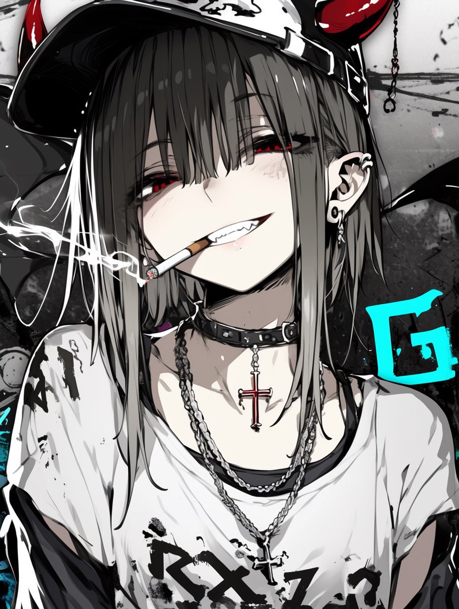 Post by アタシ＝Ani→ AIイラストとDTMとギターとベース on X: おやすみ🚬