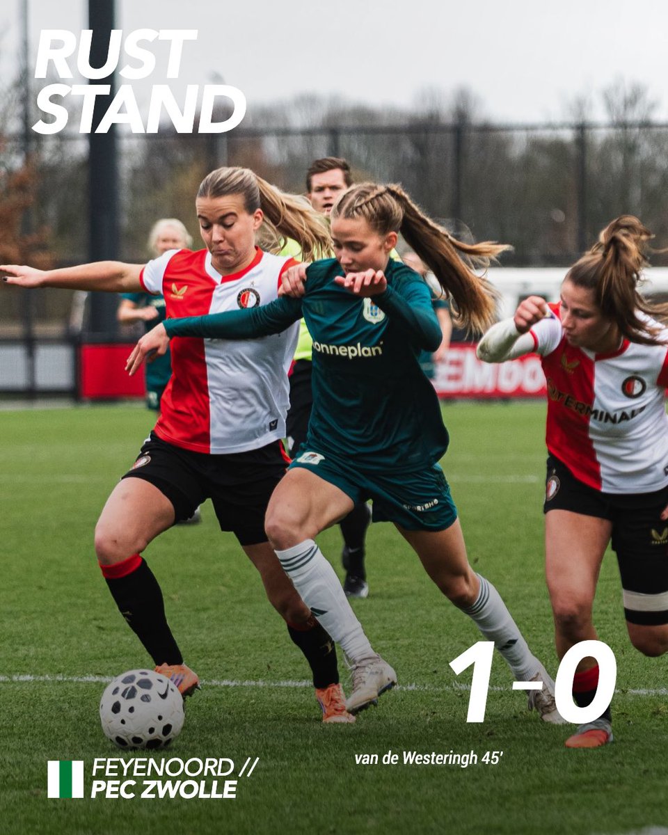 Rust in Rotterdam | 1-0

#peczwollevrouwen