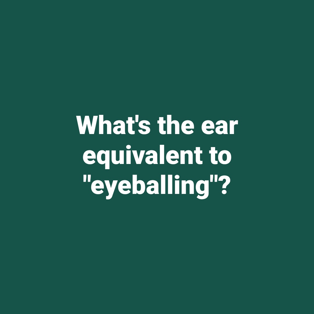 Ratryoshka's tweet image. I'm just gonna say "ear-stimating" and call it a day

#eyeballing #ear #pun