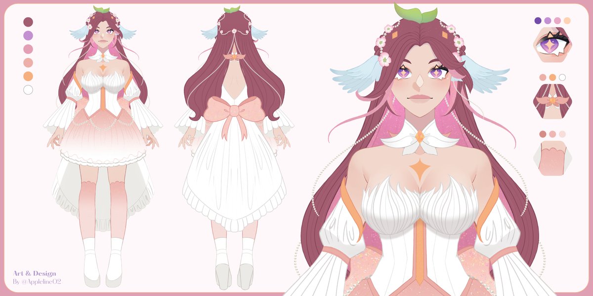 Appleline 🍎🪽 Angelic Apple Vtuber tweet media