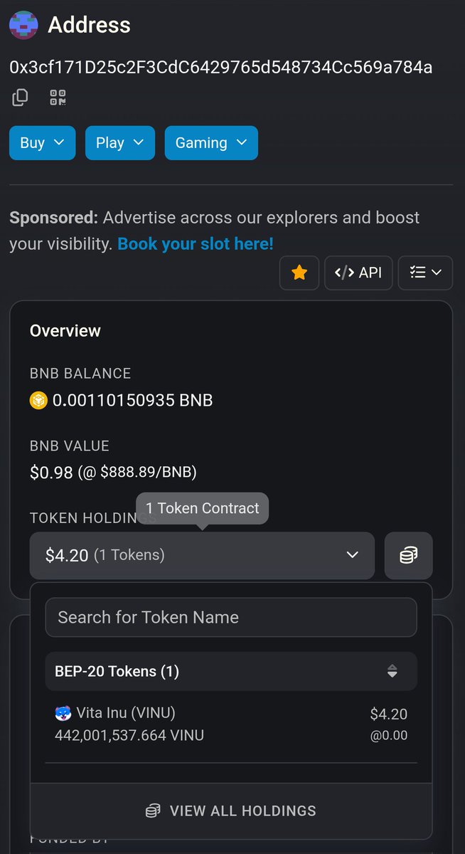 <a href="/VinuRepublic/">VinuRepublic (VIR)</a> burn wallet has $4.20 worth $VINU right now lol