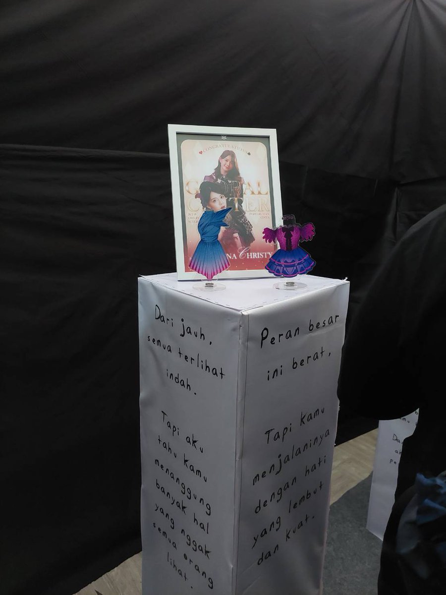 Cynthiaction's tweet image. Haloo gais, Hari ini Mincyn datang ke project STS @A_ChristyJKT48 dari kakak-kakak @Christyzer
Bagus-bagus banget loh projectnya 😍😍

Sekali lagi, Happy Birthday yaa ci Christy 🥳🥳

#StrugglewithG20wingUp