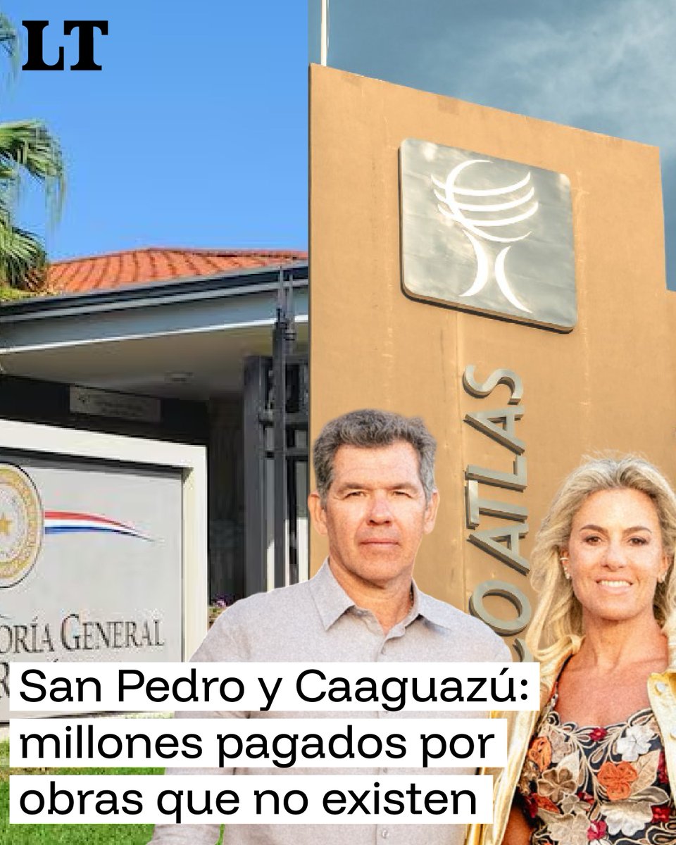 San Pedro y Caaguazú: millones pagados por obras que no existen.
Hospital Regional de San Pedro y agencia de IPS Caaguazú figuran como “remodelados” con plata del fideicomiso IPS–Atlas, pero en la realidad siguen con goteras, humedad y servicios precarios. 🏥💸

Nota completa: