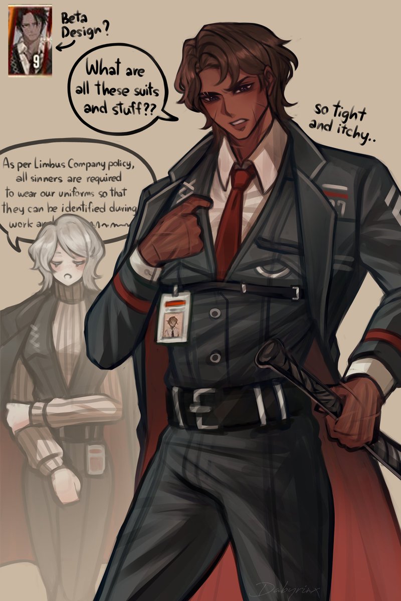dabyrinx's tweet photo. #LCB7 #LimbusCompany
Heathcliff used to be in full uniform https://t.co/DpcrO2YuHL