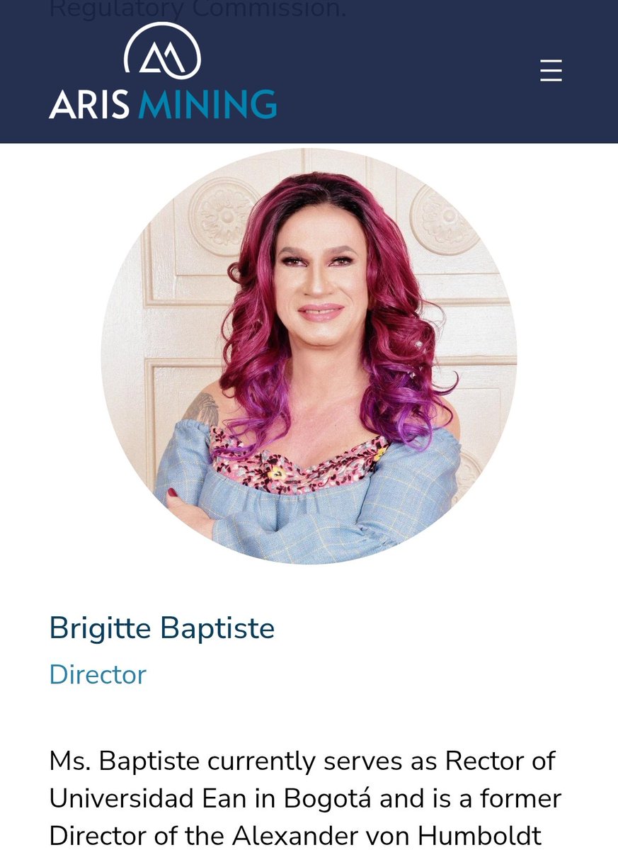 Leer a <a href="/brigittelgb/">Brigitte Baptiste-Ballera</a> desde que está en la junta directiva de <a href="/ArisMining/">Aris Mining</a> definitivamente ya no es lo mismo. 
Muchos hablarían de greenwashing puro y duro!!! Cc <a href="/fidelcanoco/">Fidel Cano Correa</a> <a href="/elespectador/">El Espectador</a> <a href="/larepublica_co/">Diario La República</a> 
Los verdaderos billetes Verdes $$$