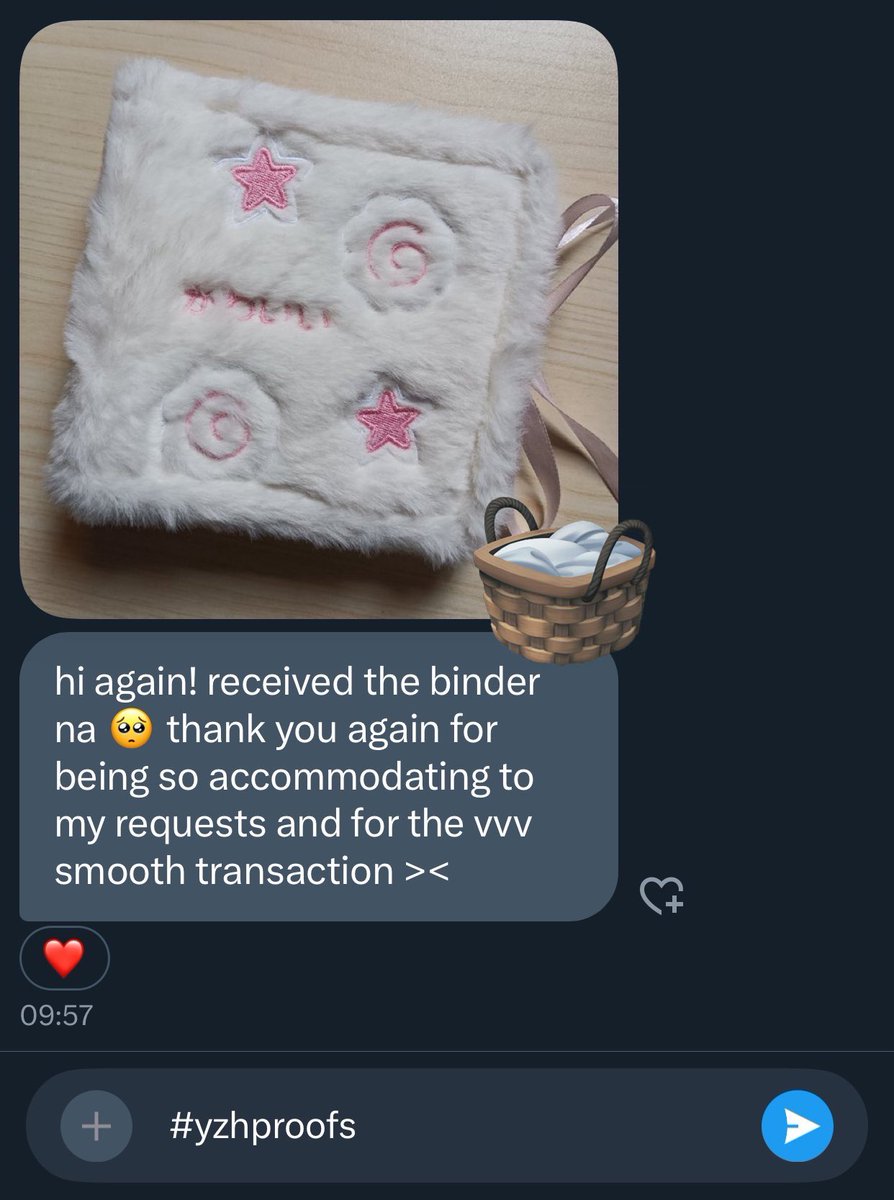 sunwonprivzx's tweet photo. ─  ஐ feedbacks: #yzhproofs ✿.           

    へ
（• ˕ •マ ˚₊‧🍓⭒🧺‧₊˚ https://t.co/CuhNlPwEg3