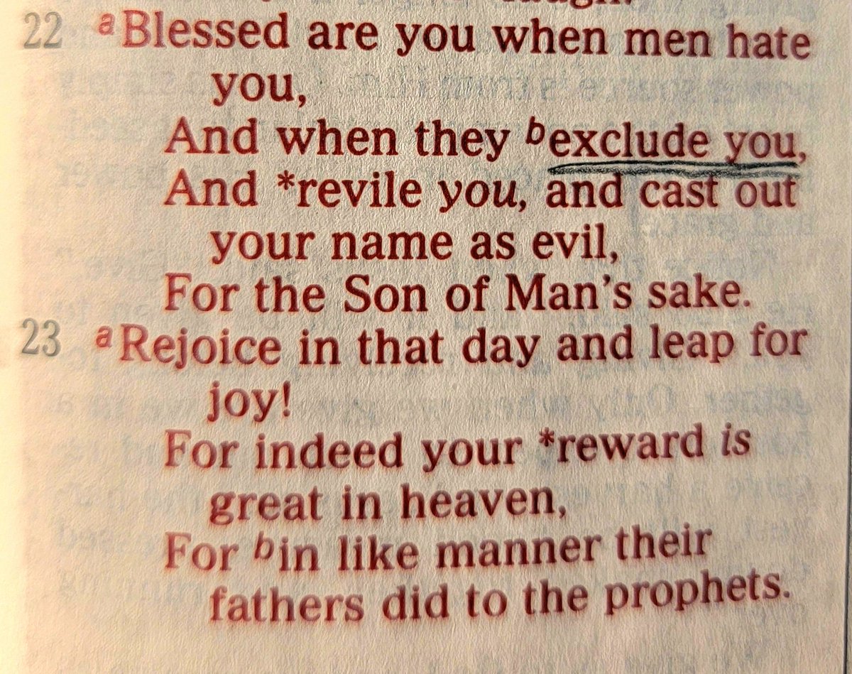 wohlford_connie's tweet image. Jesus said...

#WrittenInRed #blessed #reward #rewards #outcast #KingdomOfGod #rejoice #Joy #GodsWordOurDestiny #JesusSaid