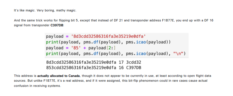 giammaiot2's tweet image. Recommendations from the Nerd Cave 👋: The Case of the “Unfortunate” Transponder Addresses

sero-systems.de/case-studies/t…

Why F1B77E &amp;amp; C397DB Should Never Fly 😎

#ADSB #ModeS #TCAS #ICAO
#Jammer #Jamming #Spoofer #Spoofing #EW #ElectronicWarfare