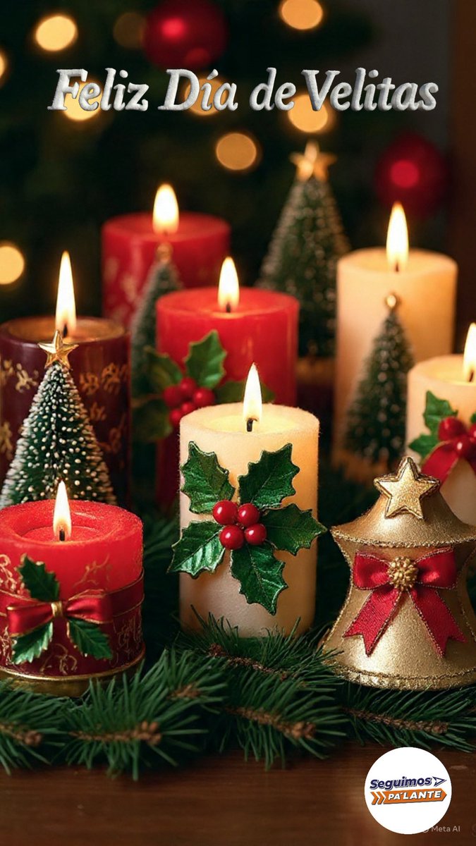 En este Día de Velitas 🕯️mi deseo es que todos podamos compartir en familia, celebrando este tiempo de unión y gratitud a Dios en paz y armonía.