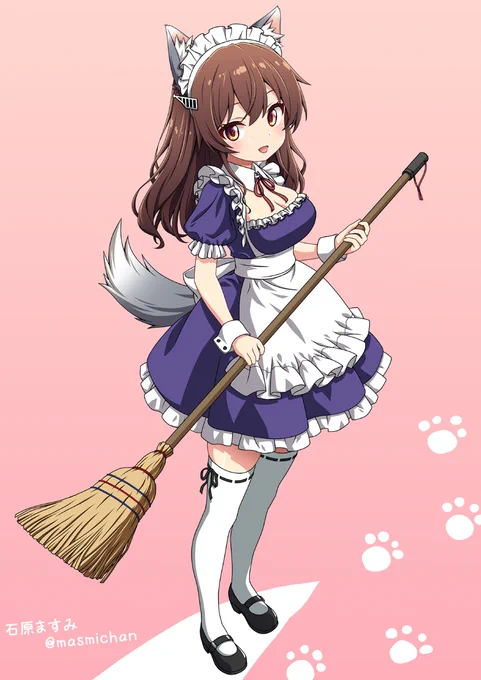 狼メイド足柄さん(*'▽`*) #艦これ