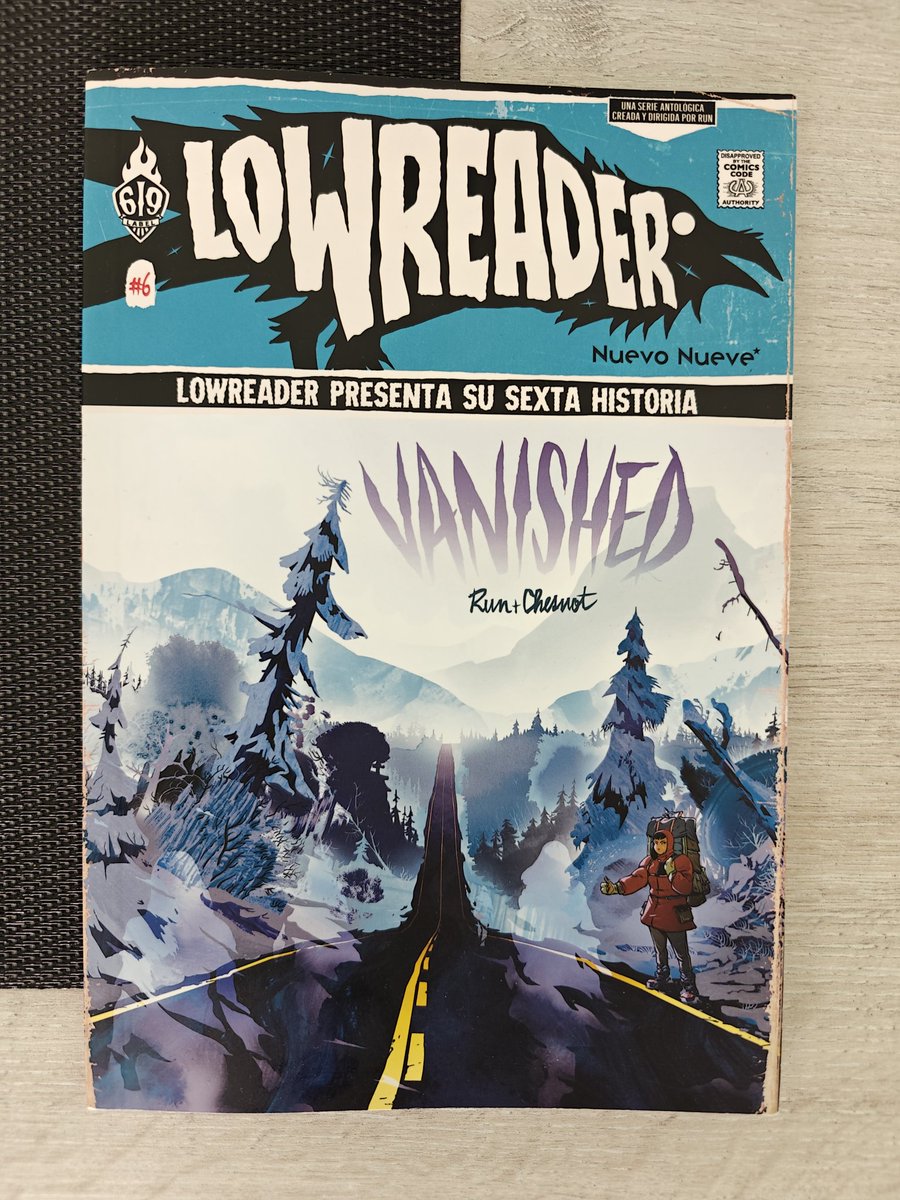 Excelente esta 6 historia titulada "Vanished" de la antología "Lowreader". Aquí veremos un relato basado en las desapariciones de mujeres nativas que se producen en la "autopista de las lágrimas", en Canadá. Quién o quienes son los responsables? Qué ocurre? Edita <a href="/NuevoNueve/">Nuevo Nueve Editores</a>