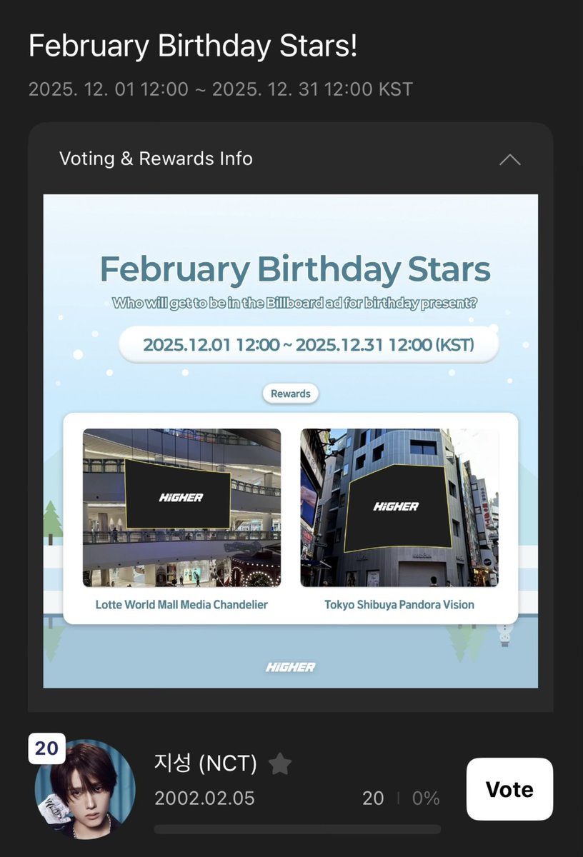 voteforjisungth's tweet photo. February Birthday Stars!
🗳️ แอป Higher

เชิญชวนทุกคนมาร่วมโหวตวันเกิดให้จีซองกันค่ะ 🐹♡

🔗 https://t.co/Wvn50lNFd0

🎯 อันดับ 1 
🎁 Lotte World Mall Media Chandelier and Shibuya Pandora Vision ในวันเกิด
🗓️ วันนี้ - 31 ธ.ค. เวลา 10:00 น.

#โหวตเพื่อจีซอง #VoteForJisung https://t.co/CpAmV7NMtS