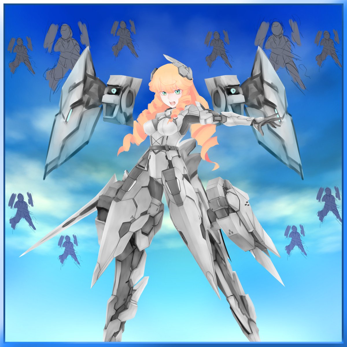 wip
一旦色は非表示にして描いてます