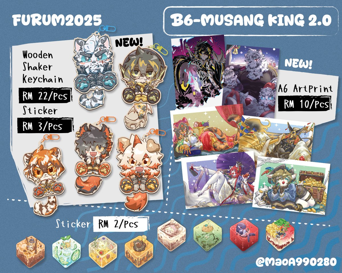 This year will be joining #furum2025 , at B6 Musang King 2.0, see you there!
Live comms will be open at Saturday!