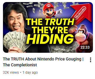 Wonder what the Completionist is up to after his "comeback"