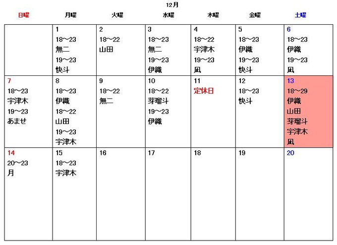 男装Bar Diceのツイート