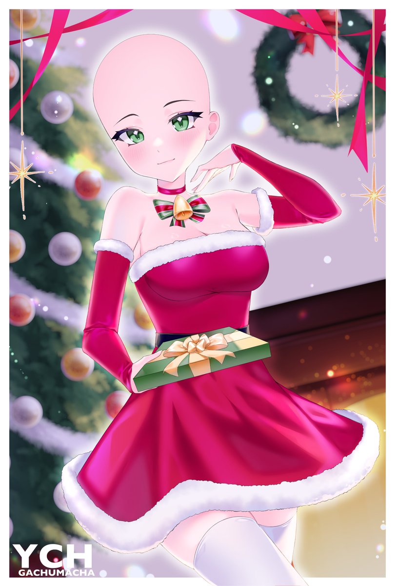 ITS TIIIIIIIIIIIIME o(≧▽≦)o 
☆*:.｡ 72-HOUR YCH CHRISTMAS RAFFLE ｡.:*☆

One winner who get gift

☆ Follow &amp; retweet 
☆ Drop your OC/PNG

Good luck!

You can also grab this YCH on my VGen for $48

#artraffle #vtuber #artgiveaway