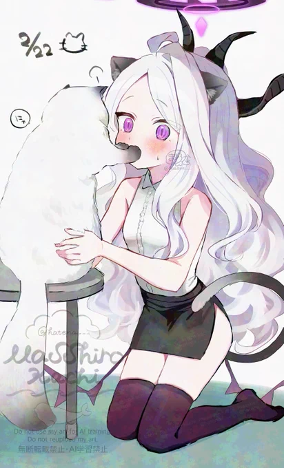 猫の日ヒナちゃでした #今年も残りわずかなので今年一番伸びた絵を貼る