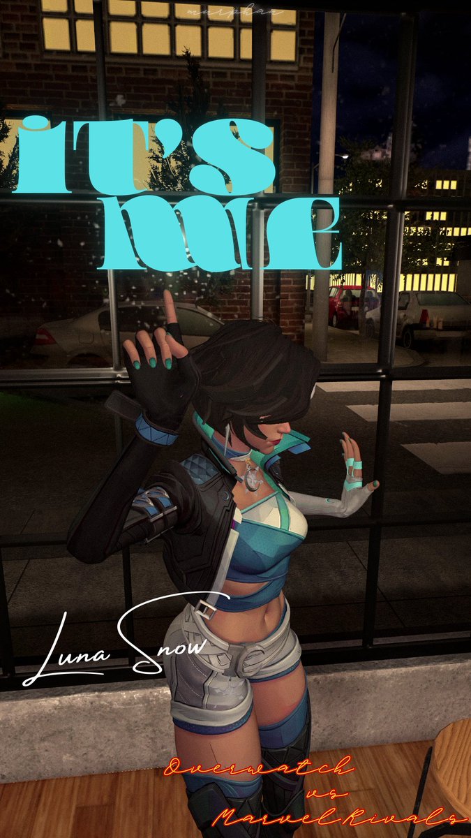 It's me Luna Snow ❄️ 
Overwatch VS Marvel Rivals, video available in bio 🎵
#MarvelRivals #lunasnow