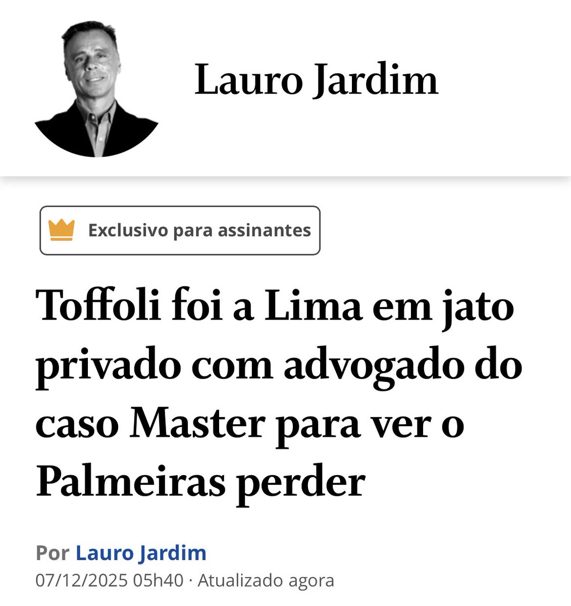 Notícias como essa ajudam a explicar, com clareza, por que o Judiciário se recusa a enfrentar uma reforma estrutural profunda. Quando relações pessoais, interesses e bastidores se sobrepõem à impessoalidade institucional, fica evidente por que a autorreforma nunca acontece. E é