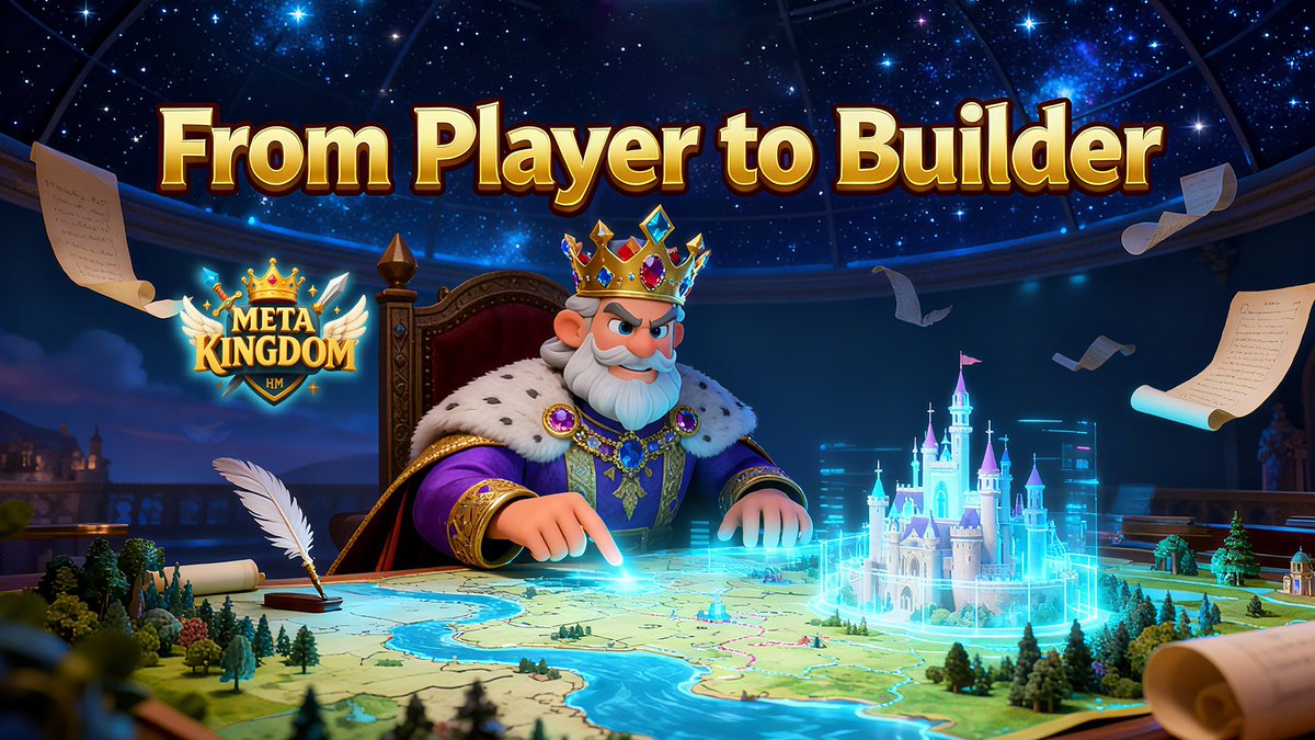MetaKingdom111's tweet photo. 💫 In Meta Kingdom, you’re not just a player — you’re a builder.
👑 Everyone can earn, govern, and grow together.
💎 From gameplay to guilds, from nodes to networks —
you’re co-creating the future of Web3.
#MetaKingdom #PlayAndBuild #DAO https://t.co/EnUkMaZfXN
