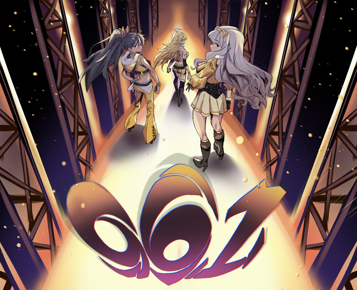我那覇響 ,星井美希 ,四条貴音 「REALIZE!!! #ミリシタ イベントお疲れ様でした〜!」|アンジェライン！！のイラスト