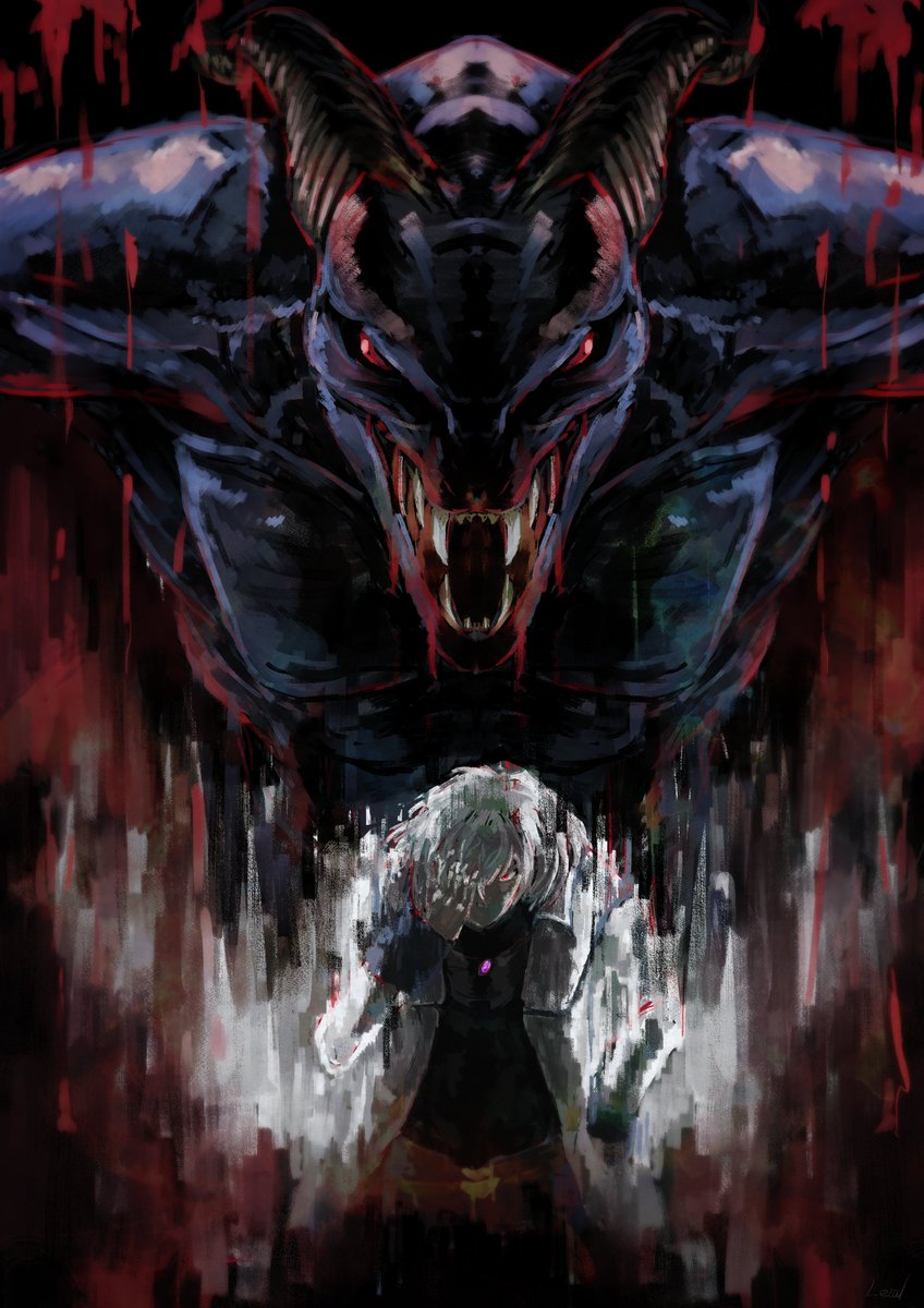 ずっと好きだったゲームのイラストで今まで見たことない量の反応貰えて嬉しかったよ　見てくれてありがとうね　#今年も残りわずかなので今年一番伸びた絵を貼る