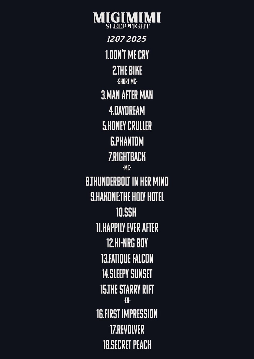 MIGIMIMI SLEEP TIGHT (@InfoMigimimi) / Posts / X