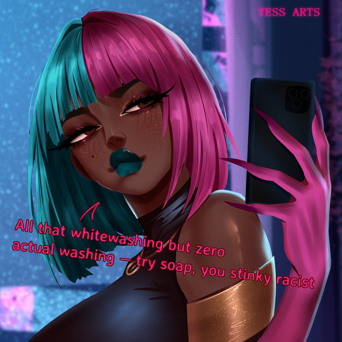 Prism live reaction to your atrocity✨♥️

Thank you for motivating me to draw more black characters 💖 They are amazing and I love them a lot