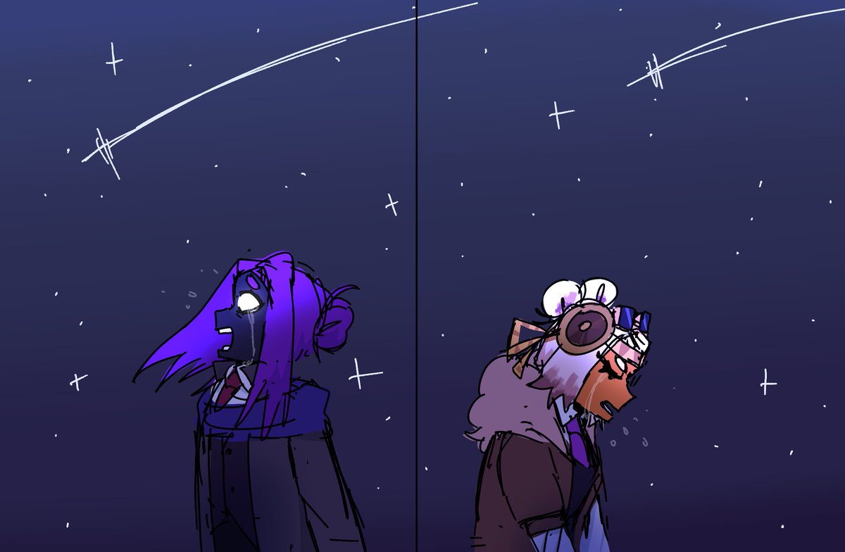 CAN WE PRETEND THAT AIRPLANES-!!!! (REDRAW) (original below) #contentsmp #contentsmpfanart #luxintrusfanart