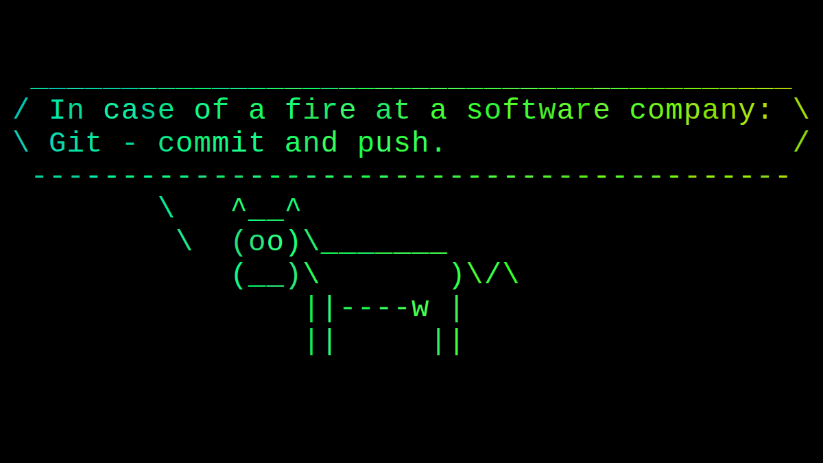 cowsayco's tweet image. #tech #dev #coding #devmemes #developers #devjokes #codinglife