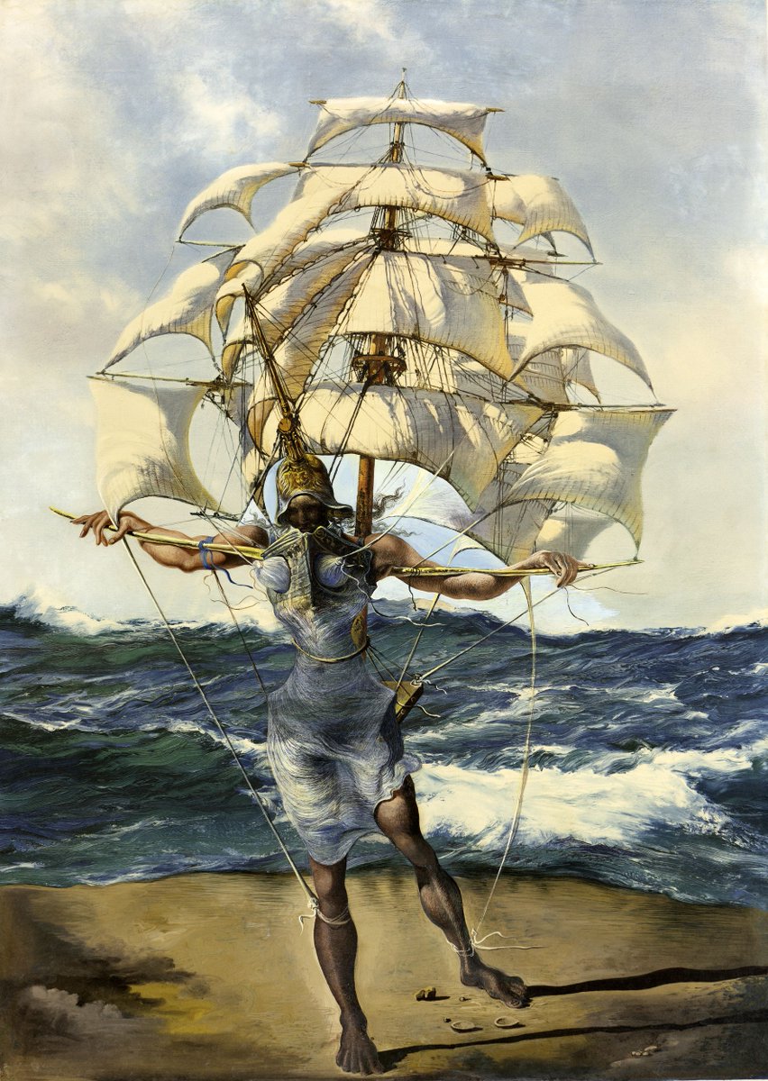 サルバドール・ダリ （Salvador Dali、1904-1989） 『船』 （The Ship）
