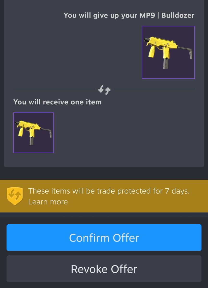 The art of the deal.

(Both a 0.07 floats and i paid a bit extra to upgrade to a lil cool craft)