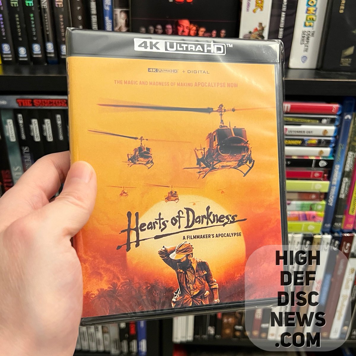 HighDefDiscNews's tweet photo. #NewArrival: HEARTS OF DARKNESS: A FILMMAKER’S APOCALYPSE on 4K UHD Blu-ray via @Lionsgate. Available on December 9. This documentary is about the making of APOCALYPSE NOW in 4K. #4K #Bluray #PhysicalMedia #HeartsOfDarkness #ApocalypseNow
#ad // https://t.co/D9BzfbPAvR https://t.co/jRceNlrHLw