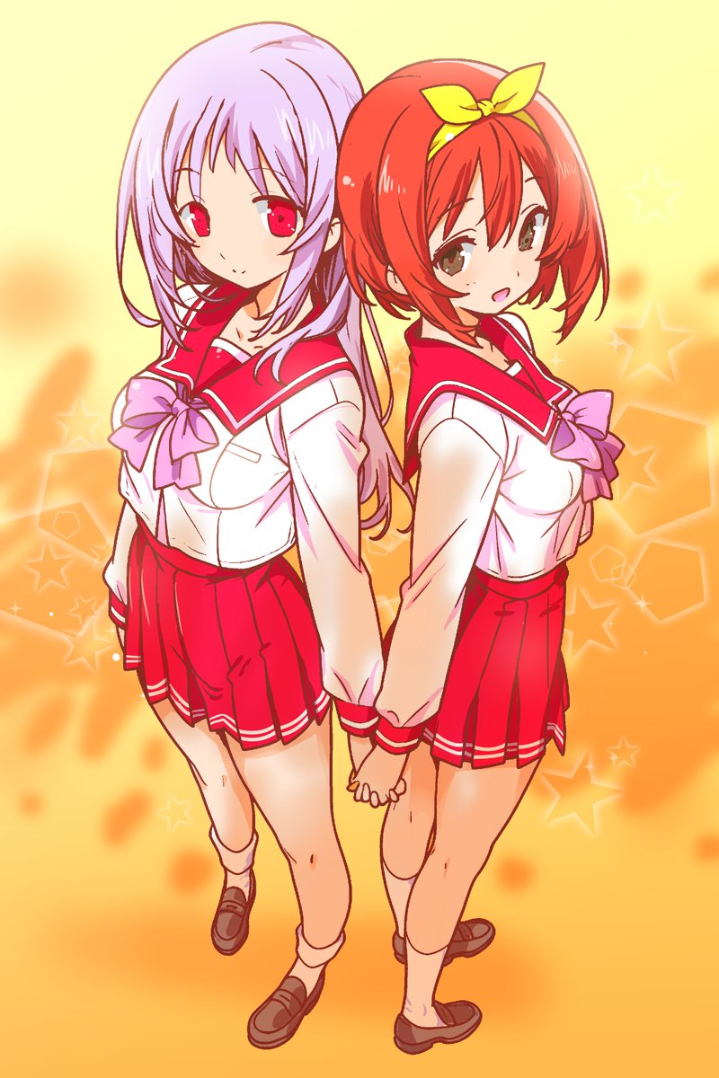 冬コミ表紙裏表紙出来たよー あかりさんと琴音ﾁﾔﾝの4P本ね #C107