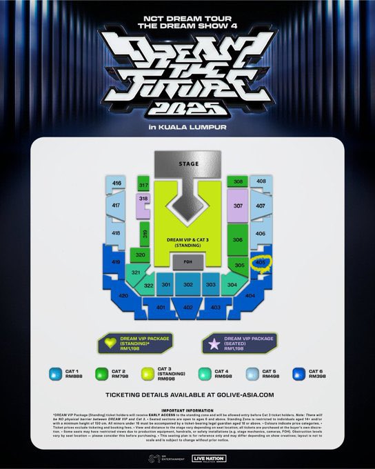 Help to RT!
‼️WTS DAY2‼️ NCT DREAM in KL 

🤍 CAT5 Section 417 ROW A 
-RTS: Busy next weekk

Kindly DM me for more details💗

Janji bukan scam, muka saya bersepah dalam acc ni… nak installment pun bolehh lah asalkan tiket terjual

#TDS4inKL