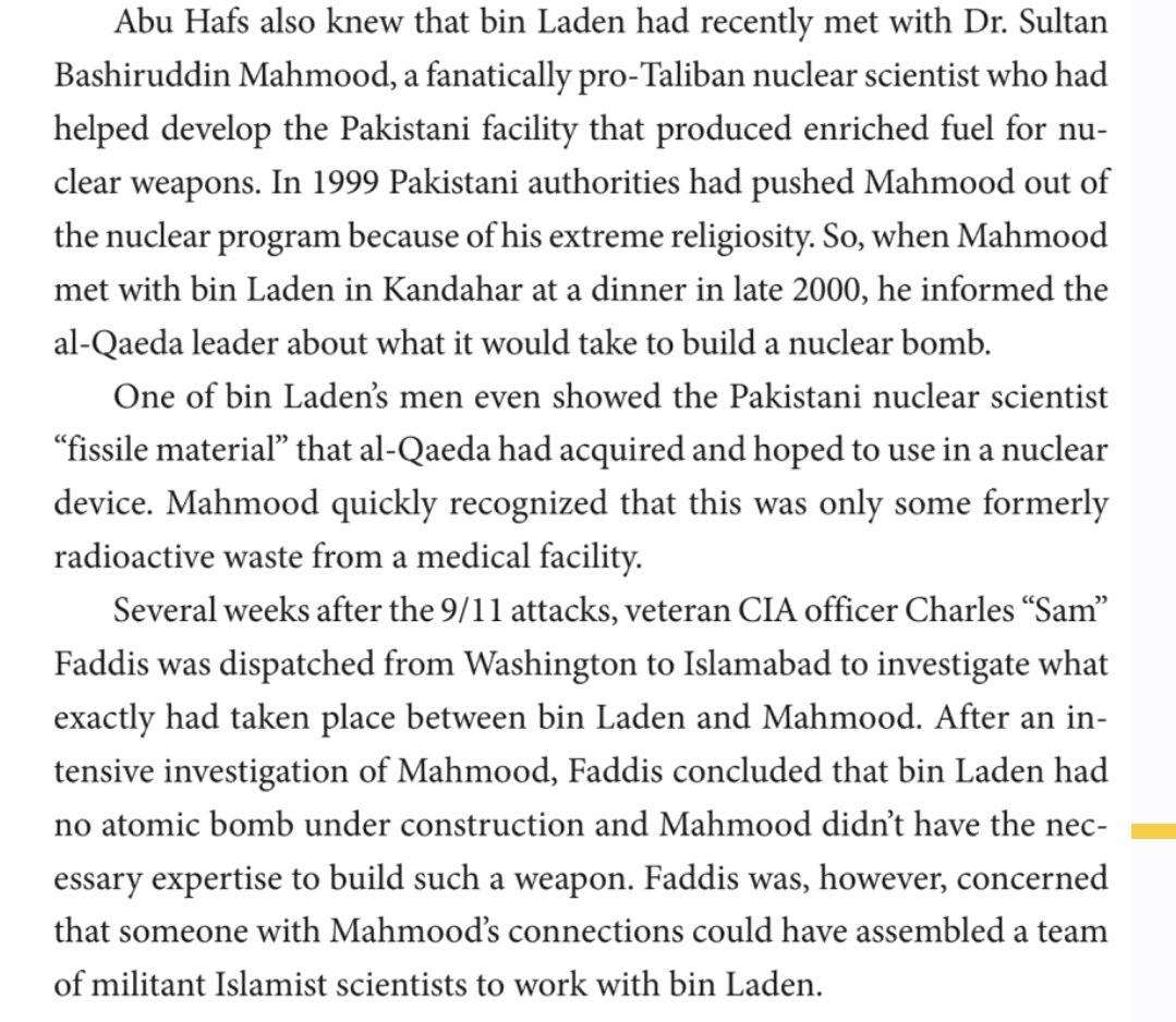 usttra's tweet photo. The Rise and Fall of Osama Bin Laden

 Peter L. Bergen · 2022
سلطان بشیر الدین محمود احمد 
ڈی جے والے بابو کے ابا اسامہ بن لادن کو ایٹم بم بنانے کے نسخے بتاتے پھرتے تھے ۔۔۔ جس پر زیر عتاب بھی آئے امریکیوں نے ان سے تفتیش بھی کی ۔ https://t.co/Hg5HPAUlJg