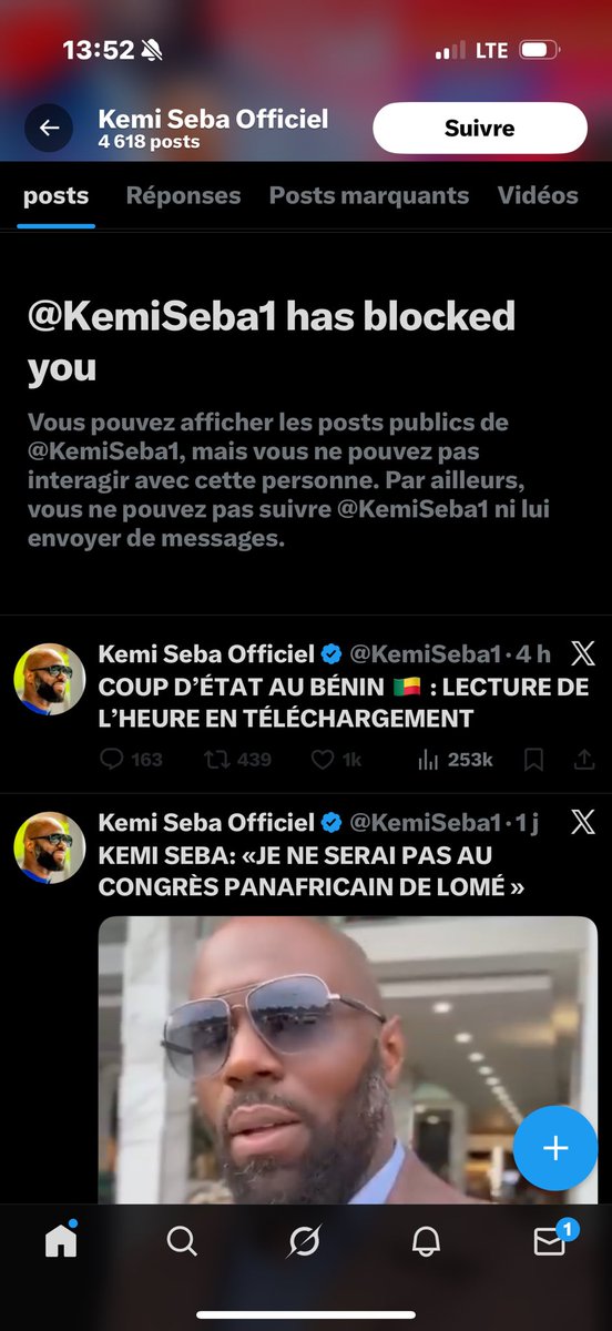 Il a fini par me bloquer, ce panafricanisme de pacotille… La vérité fait vraiment mal !